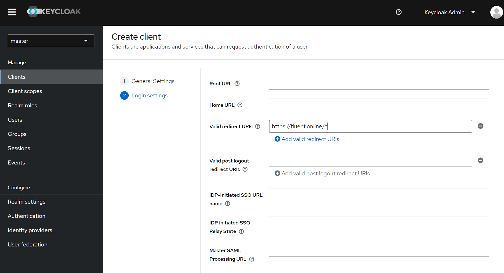 fluentcloud manager